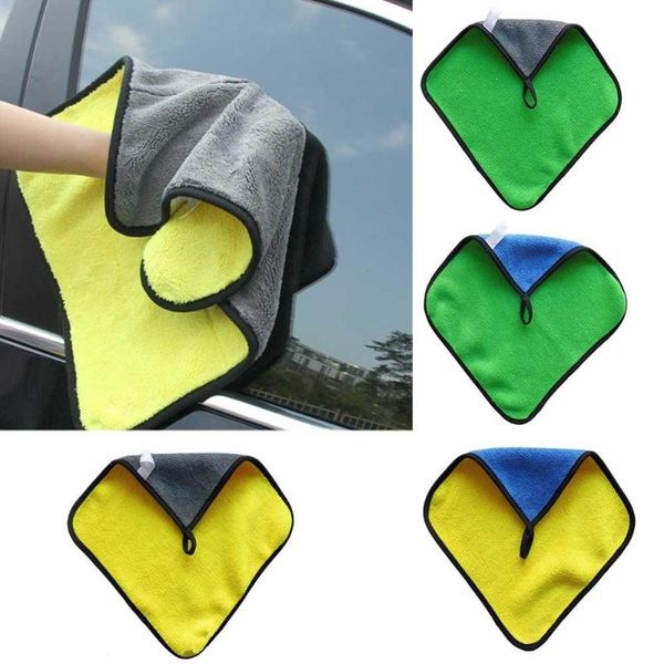 

car sponge 30x30cm super absorbent wash coral velvet towel cleaning drying cloth