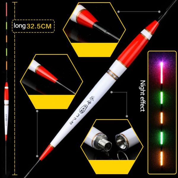 

fishing accessories 1pc float led electric light tackle luminous electronic barguzinsky fir with battery 2021
