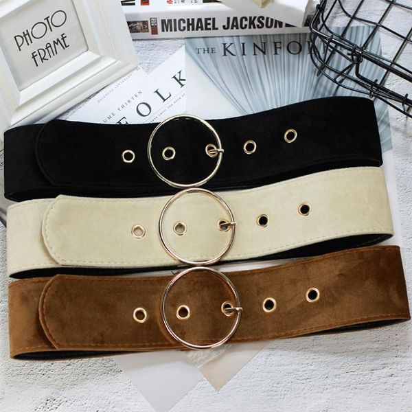 

belts retro velvet women wide belt for jeans dress fashion square buckle solid color simple female decoration cinto feminino, Black;brown