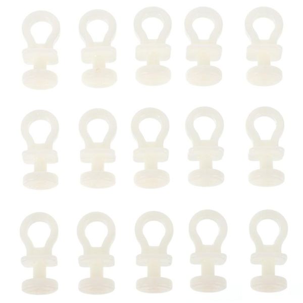 

other home decor 1 set 100pcs silent curtain wheels track rollers (beige)