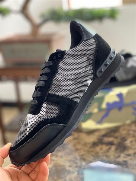 

designer womens boots nylon casual shoes gabardine valentinoes shoes canvas sneakers brand wheel lady stylist trainers men fashion platform, Black