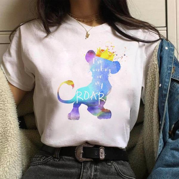 

funny tee cartoon t shirt women new summer fashion t-shirt casual harajuku graphic tshirt female cute tee clothing, White