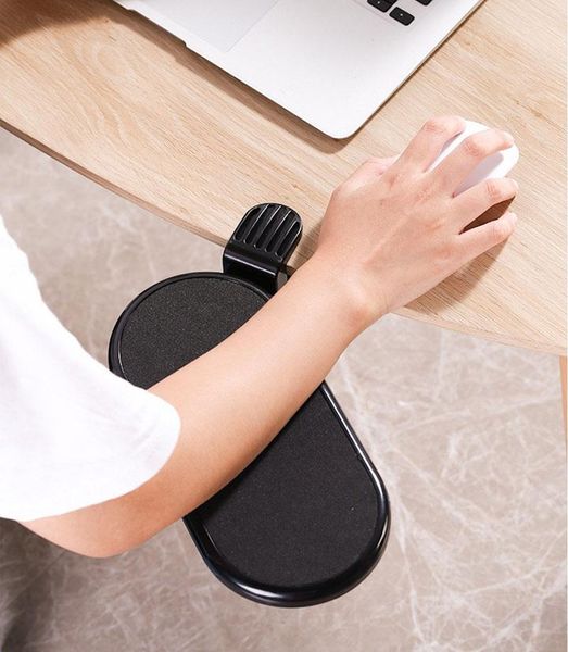 

mouse pads & wrist rests rotating computer armrest pad, adjustable rest extender, ergonomic office support, game pad for pc