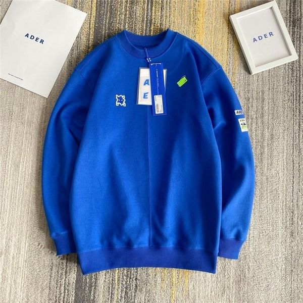 

2021 new ader error vader sweatshirts men women embroidered little devil adererror hoodie tag label cosmos 2ikb, Black