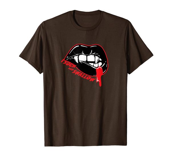 

i suck and swallow t-shirt, White;black