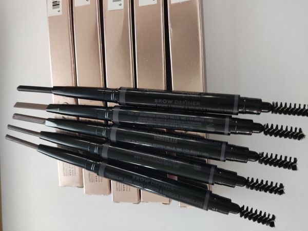

makeup eyebrow enhancers skinny brow pencil gold double ended with brush 5 color ebony/medium/soft /dark/chocolate drop