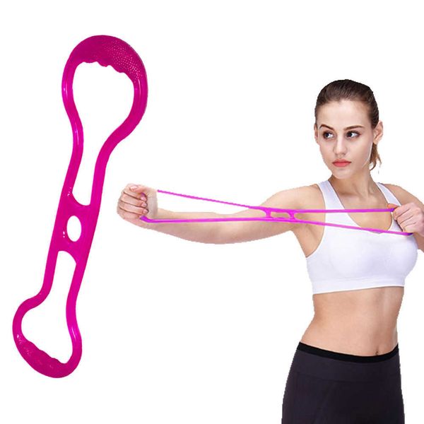 Ginásio Resistência Banda Definido Equipamentos Elásticos Expansível Experição Silicone Exercício Portátil Durável Força Muscle Muscle Body Stretch Yoga H1026