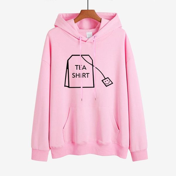 

women's hoodies & sweatshirts woman tea shirt fleece autumn winter sweatshirt clothes long sleeve hooded, Black