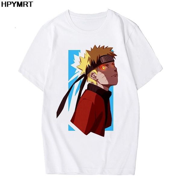 

naruto women's t-shirts casual cute anime t shirt o-neck tshirt streetwear japan style cartoon printed t shirt tee clothing, White