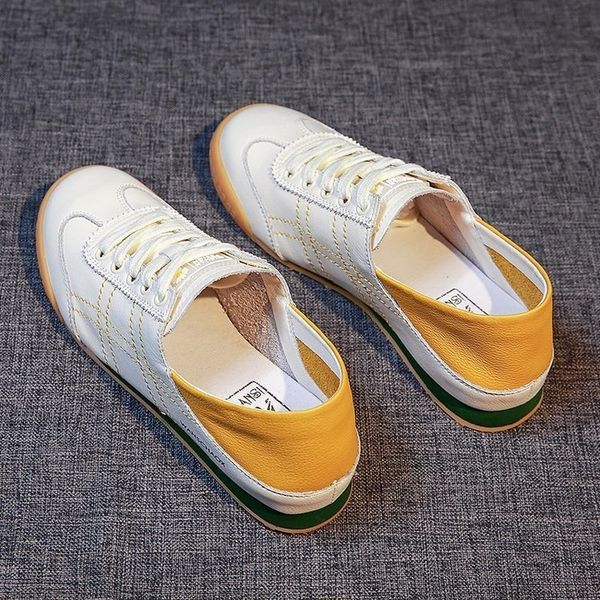 

xiaobai women's 2021 new spring and summer two wear forrest gump flat bottom student sports casual shoes pregnant women's, Black