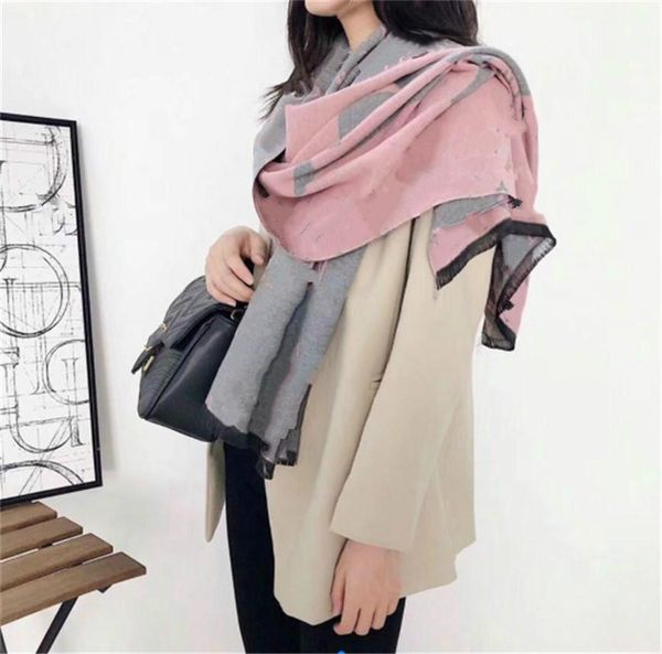 

new womans scarf cashmere long scarves classic floral printing designer womans scarves size 180x65cm, Blue;gray