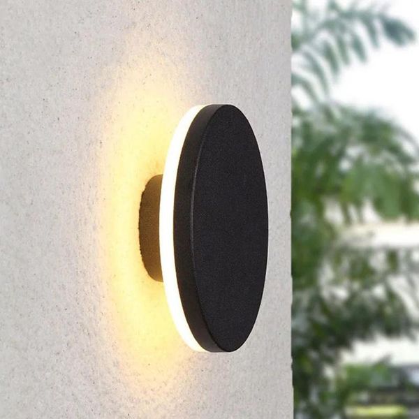 

wall lamp indoor led living room decoration light home lighting fixture loft stair round/square aluminum ac90-260v