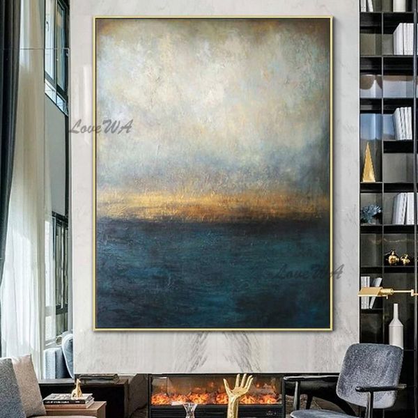 

paintings big different size 6 colorful abstract oil painting landscape wall picture for living room canvas modern artwork unframed