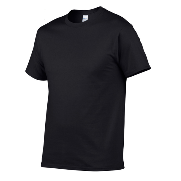 

men's t-shirts 2021 collection 100% cotton t-shirt short sleeve solid color top, White;black