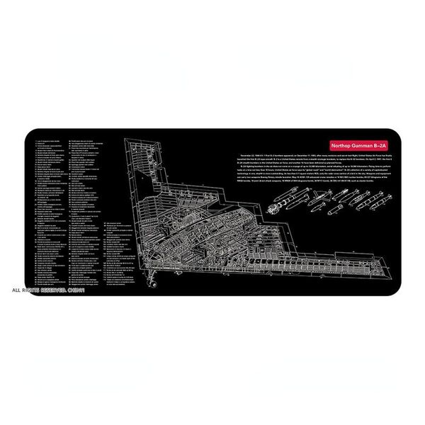 

mouse pads & wrist rests customized b-2 tu-160 bomber game gaming pad, oversized table pad mousepad gamer accessories