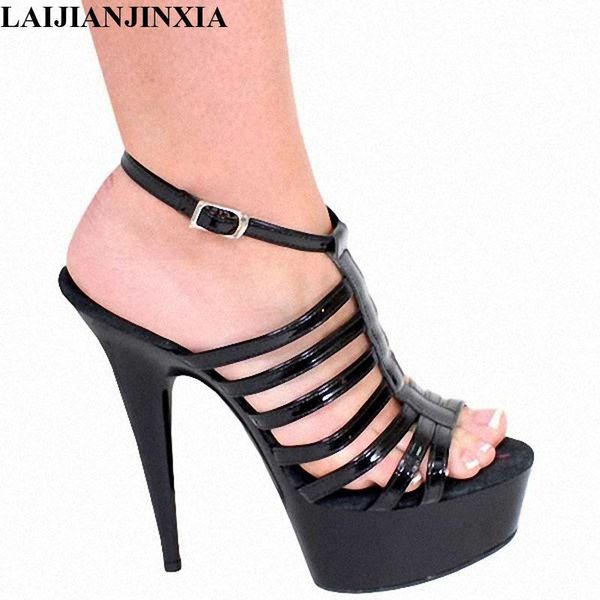 

dress shoes laijianjinxia studded sandals high heels platform and back strap women summer ladies fashion sandalia1, Black