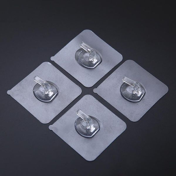 

hooks & rails 4pcs punch-non-marking stickers wall picture hook invisible traceless hardwall drywall hanging kit