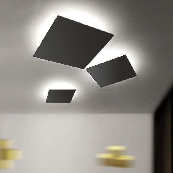 

2021 new modern and minimalist ceiling for living room study fourth square indoor corridor black decoration house luminary design f8vp