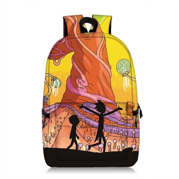 

big tree pattern anime student school bag printing backpack comfortable large capacity novel fun school trip play