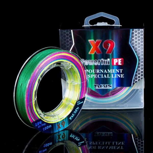 

braid line 100m/109 yard fishing anti bite freshwater saltwater wire outdoor accessories strong 9 braided pe