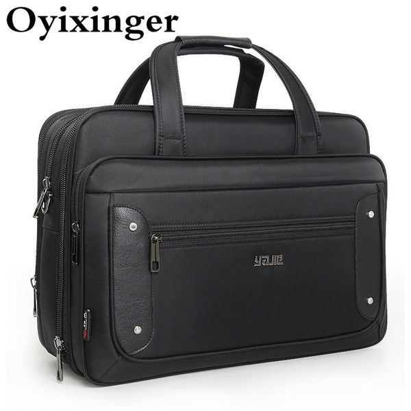 

briefcases 2021 level super capacity plus business men's briefcase women handbags lapbags 16 17 19 inch oxford crossbody travel bag