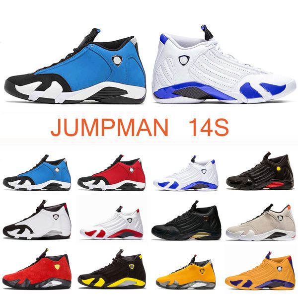 

2021 university blue paris 14 14s iv mens basketball shoes bred se neon black cat fire red pine green starfish mushroom white cement sports