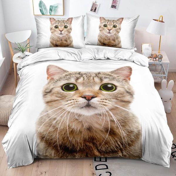 

bedding sets 3d custom bedclothes duvet cover quilt covers set pet pig pillow shames twin king  double single size white