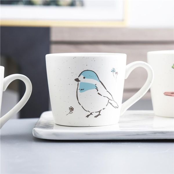 

mugs bn01063 creative cup bird milk-mug home fashion ceramic coffee-mug sweet style porcelain tea-mug drinkware or gift