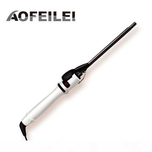 

ultra-fine 9mm hair curler small volume small number wave instant noodles head type electric hair curler online celebrity, Black