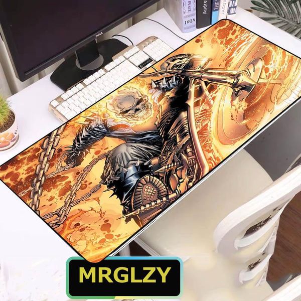 

mouse pads & wrist rests rbg anime waterproof led big pad desk mat gaming console accessories natural rubber non-slip household carpet xxl