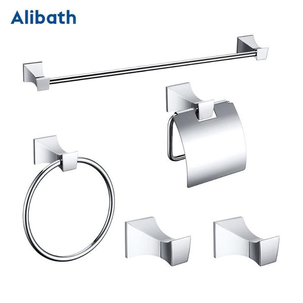 

bath accessory set ,solid brass bathroom accessories set, chrome robe hook,paper holder,towel bar,towel rack hardware set.
