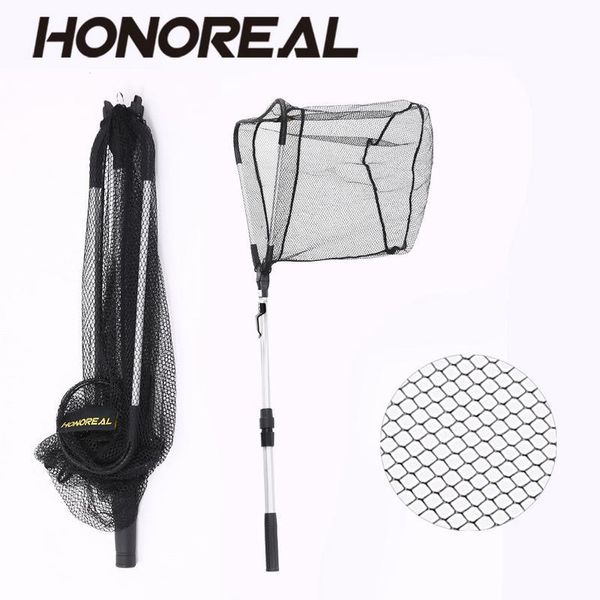 

fishing accessories net aluminum alloy 90/160/210cm retractable telescoping foldable landing pole folding for