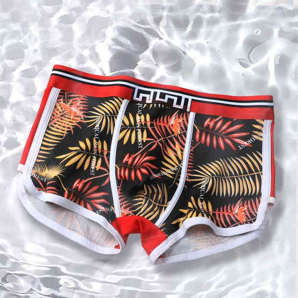 

underpants men's underwear boxer pants cotton bottoms summer thin flat breathable boys' youth shorts, Black;white