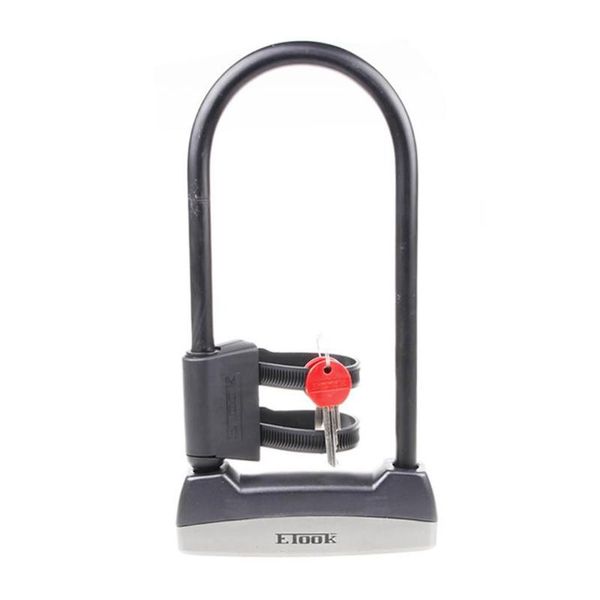 

bike locks lock with keys strong security anti-theft u shape mount bracket mountain bicycle road motorcycle