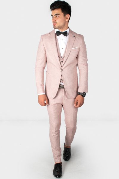 

Knitted Fabric Mealy 3' Suit 1900969 F80v, White;black