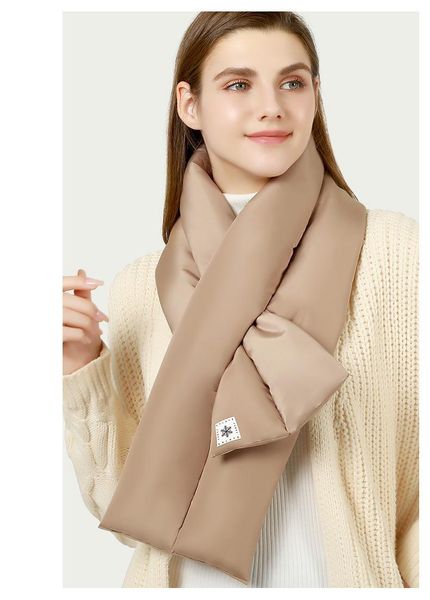 

scarves down scarf warm light cross winter for ladies, Blue;gray