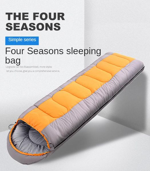 

outdoor pads double ultralight simple warmth, comfort and breathable four seasons camping lunch break travel sleeping bag