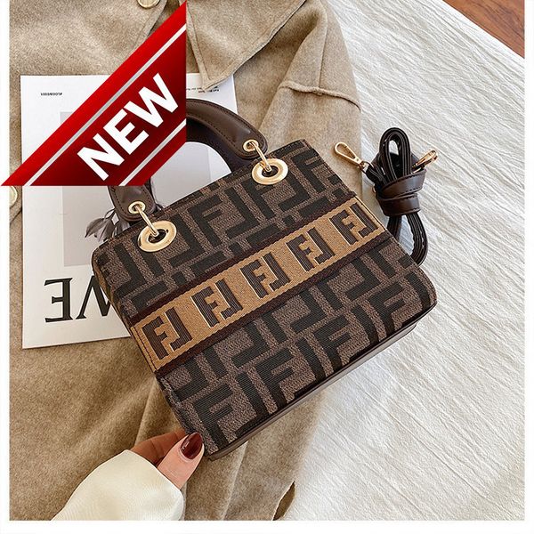 

autumn and winter leopard print small 2022 new women's bag messenger fashion portable diana