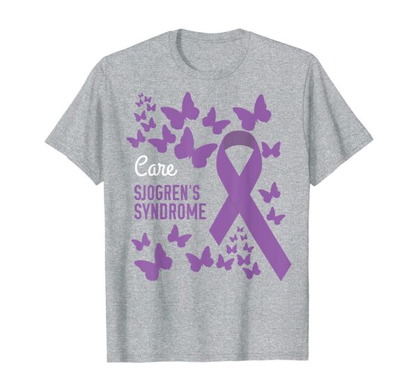 

sjogrens syndrome awareness ribbon t shirts, White;black