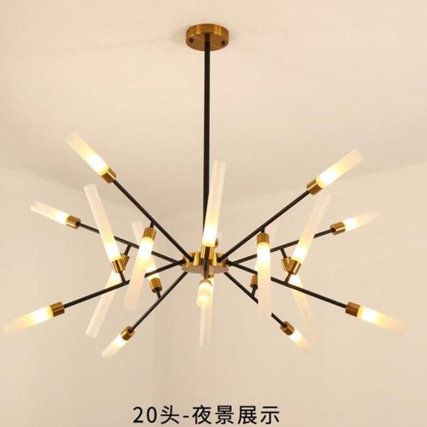 

pendant lamps post-modern minimalist creative golden living room chandelier led bedroom nordic light luxury dining