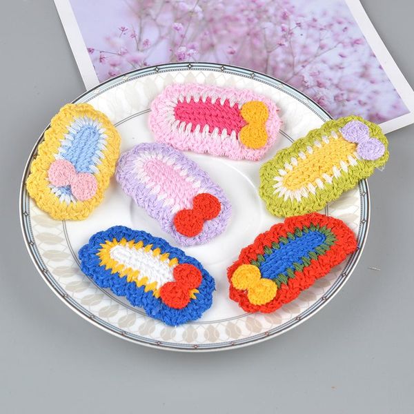 

hair accessories nice children cute group handmade kids toddlers bows round shape clip for girls, Slivery;white
