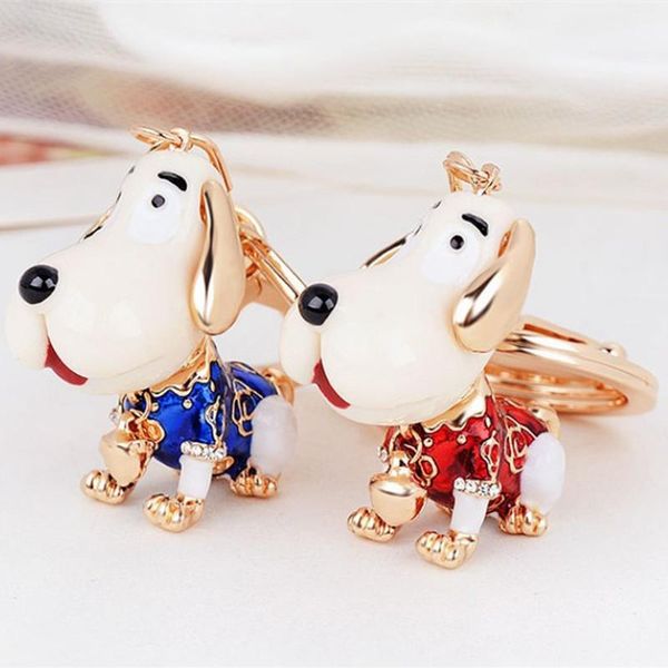 

keychains metal dog key rings fashion animal chains car holder pendant women bag charms keyrings accessories, Silver