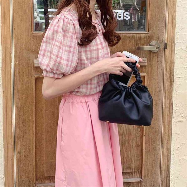 

niche design net red same pleated ring handbag cute fairy messenger bag