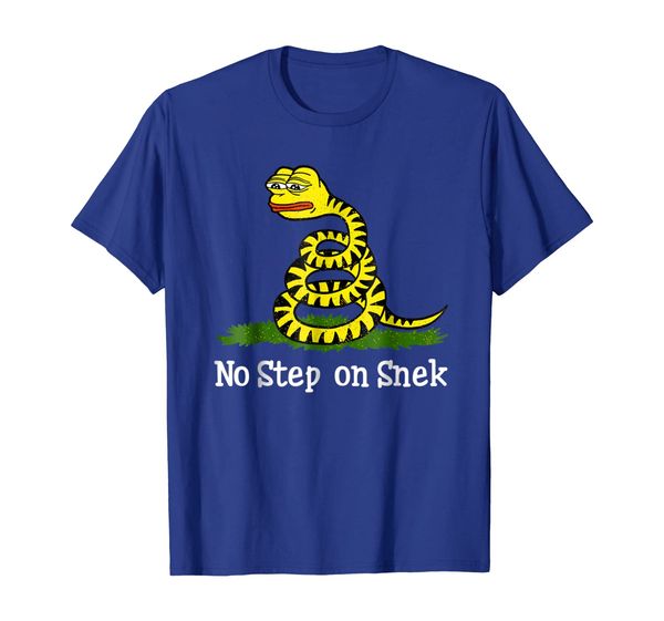

no step on snek t-shirt - snake meme t-shirt, White;black