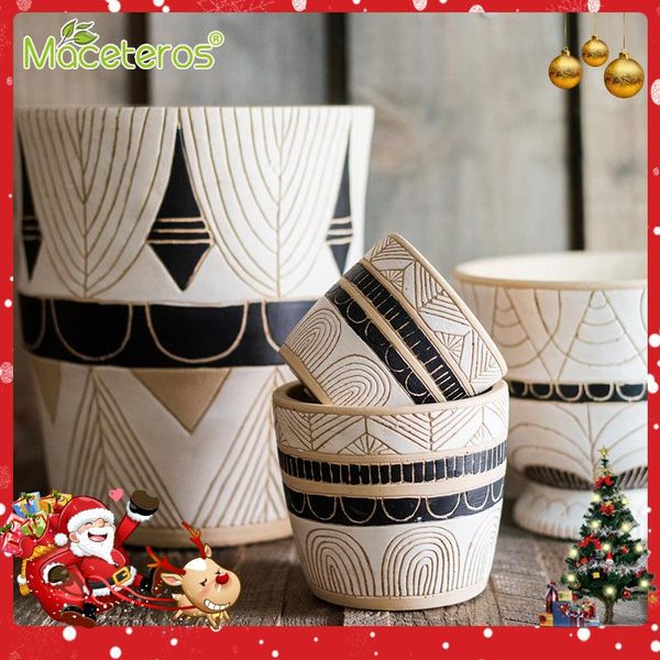 

new modern creative art tall cement flower pots simple large ornamental flower green planter home gardening decoration supplies