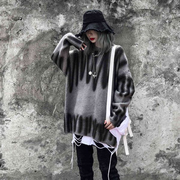 

men's sweaters hip hop punk oversized harajuku men clothing streetwear mens couple clothes sweater fashion fp7v, White;black