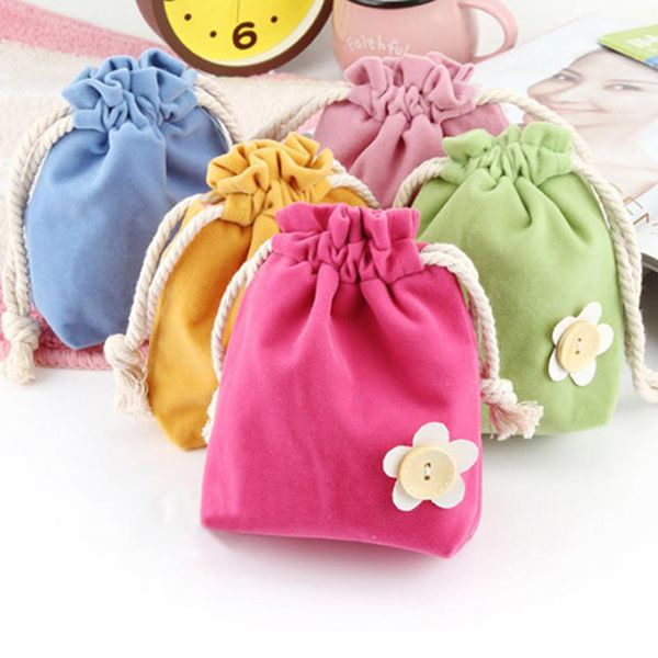 

gift wrap est drawstring bag cartoon bunch of pocket pull on the rope mobile phone storage reticule cosmetic