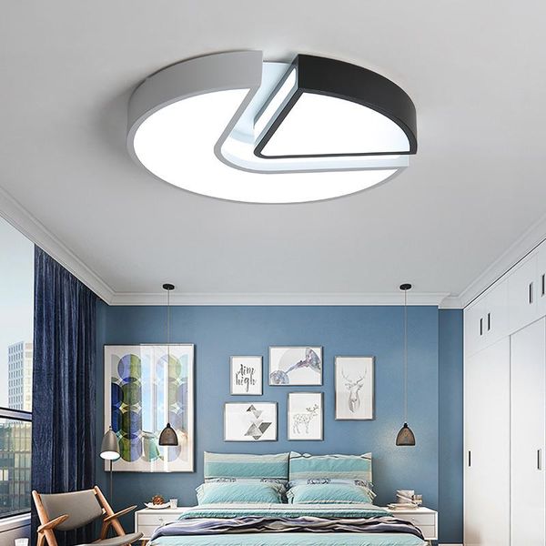 

ceiling lights creative metal iron round design bedroom light for kitchen bed room led lamp dimmable 110v 220v lighting