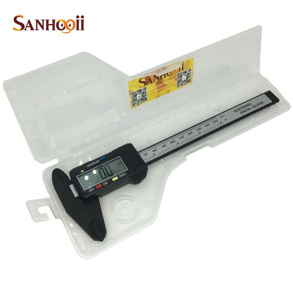 

digital lcd caliper 0-150mm/0.1 electronic vernier calipers metric/inch micrometer gauge measuring tools gadgets zm56