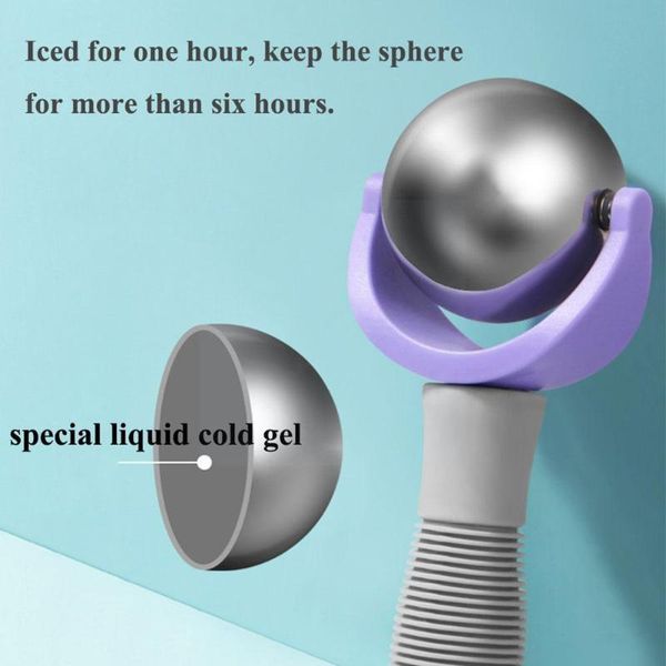 

massage stones & rocks cold ball roller stainlesssteel face ice therapy for muscle physical relief globes body pain mas a2a9